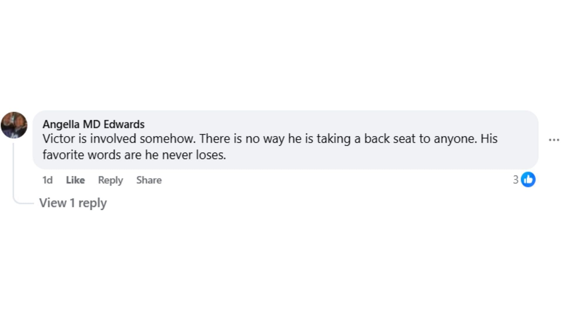 Comments by fans on the post (Image via Facebook/@Dennis Guzalak)